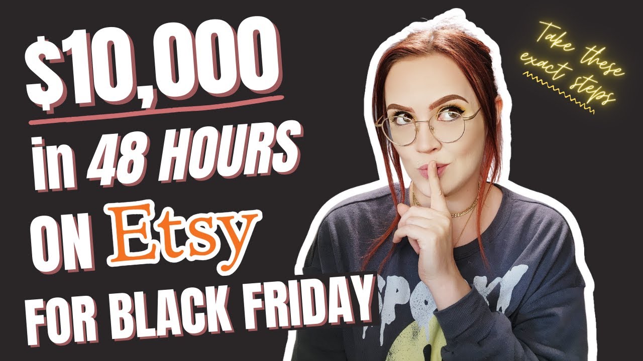 Do THIS if you want to make more money on Etsy during Black Friday 🎟️ Etsy Holiday Double Dip Sale