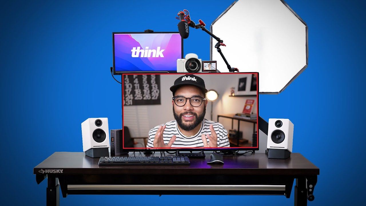 The Ultimate YouTube Studio Desk Setup 2022! (This Took Me Years)