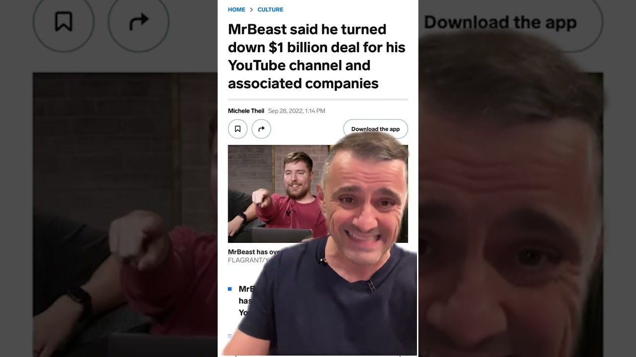 Why @MrBeast Turned Down $1 Billion Deal For His YouTube Channel