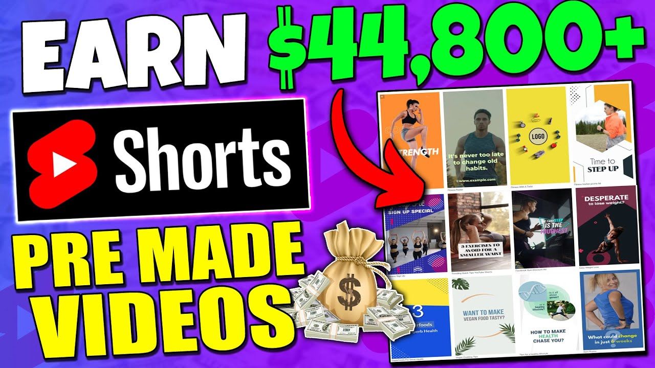 How To Make Money On YouTube Shorts In 2023 With PRE MADE VIDEOS ($50,000 Niche)