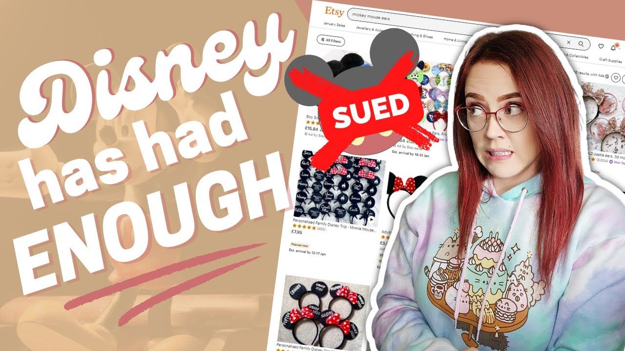 Disney JUST Sued a Handmade Business for Copyright 🚨 Etsy Sellers BEWARE