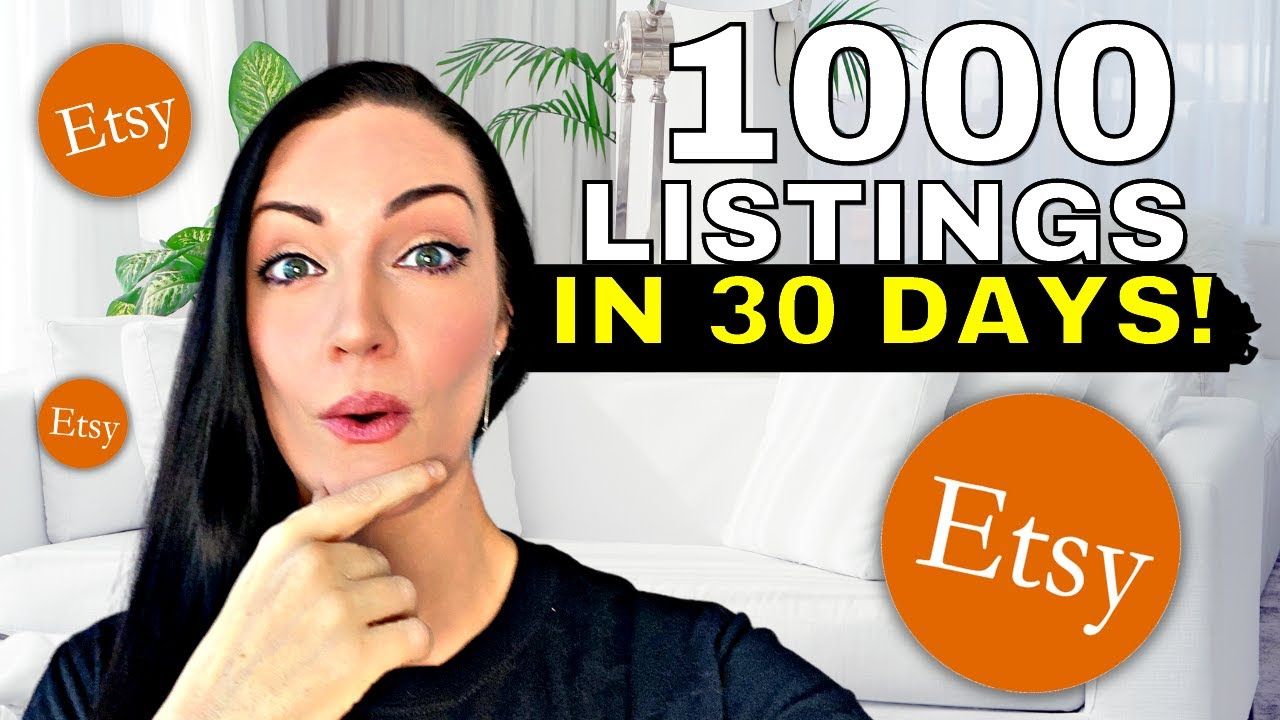 The FASTEST System To Get 1000 Listings on Etsy (4 Simple Steps)