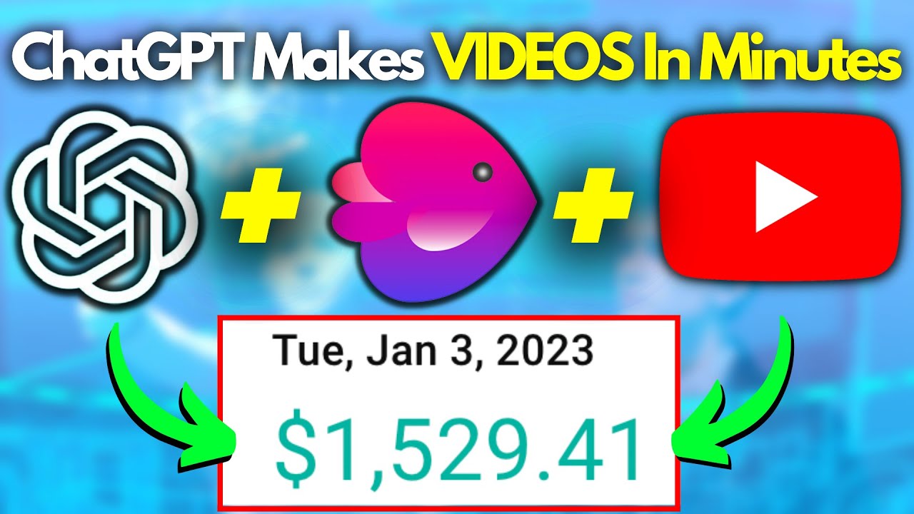 Using ChatGPT Make YouTube Videos In Minutes ($20,000 FACELESS METHOD) Make Money with ChatGPT