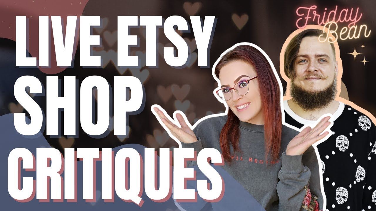 Critiquing your Etsy shops LIVE – The Friday Bean Coffee Meet