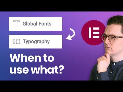 How to Perfectly Set Up Typography & Fonts in Elementor