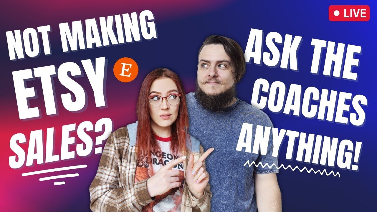 Need Etsy help? Ask business coaches anything! – The Friday Bean Weekly Live Stream