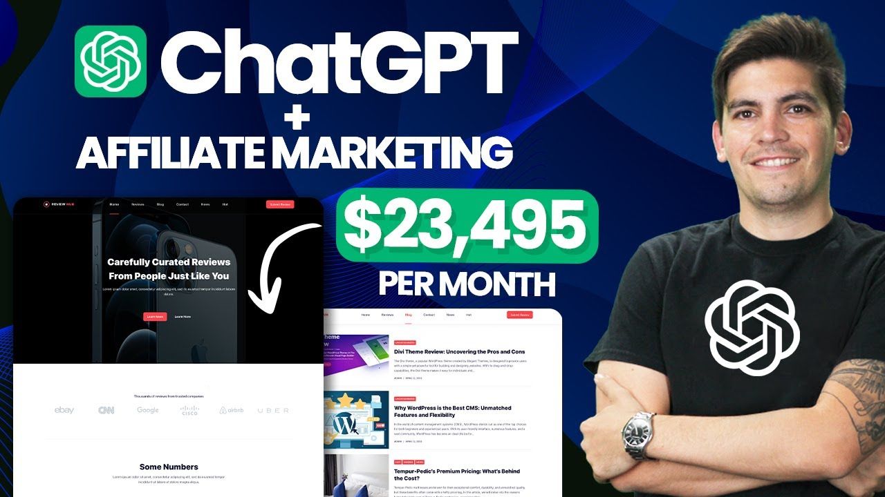 Create A Money Making Affiliate Marketing Website With Chat GPT and WordPress (Seriously)