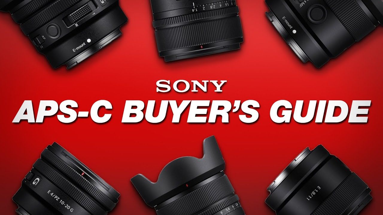 Best Sony Lenses For YouTube! (APS-C Edition: ZV-E10, FX30, a6400, a6000)
