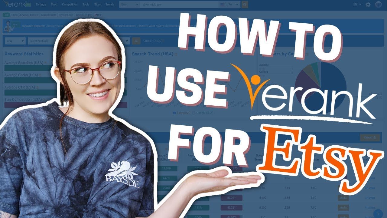 EXPLAINED: How to use eRank for Etsy SEO 💡 Your eRank Dashboard and Keyword Tool