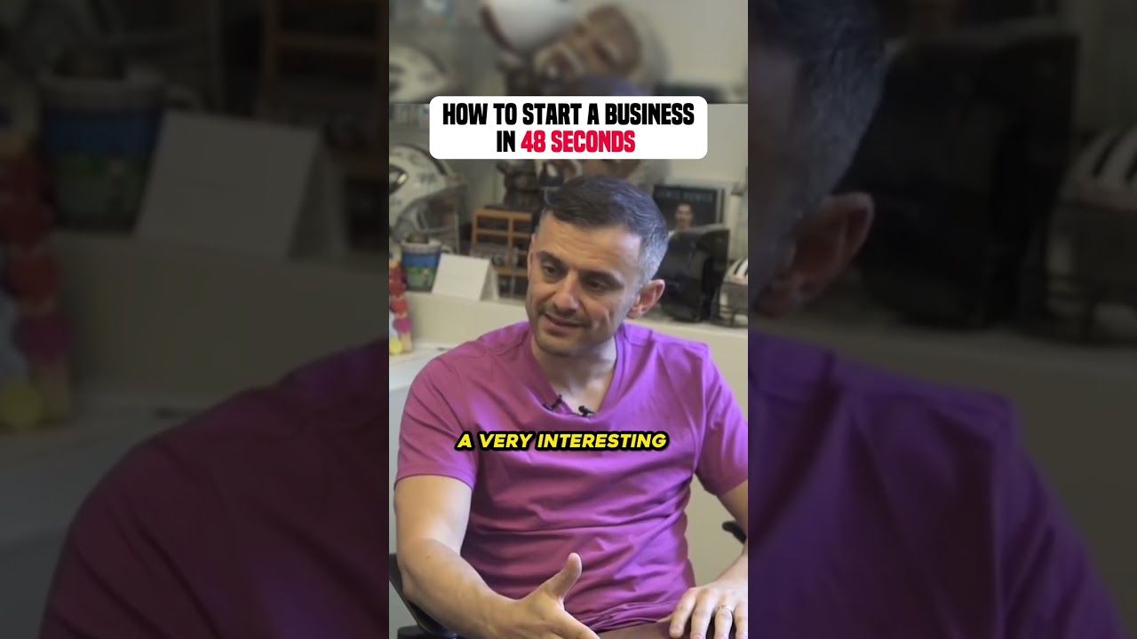 48 seconds on creating a business!