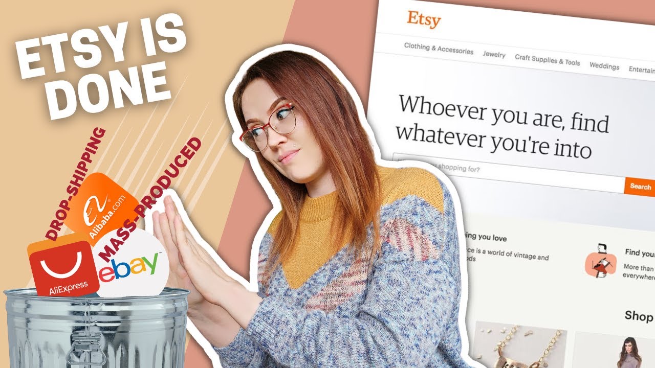 Etsy FINALLY Removing Dropshipping and Non-Handmade Items? 🗑️