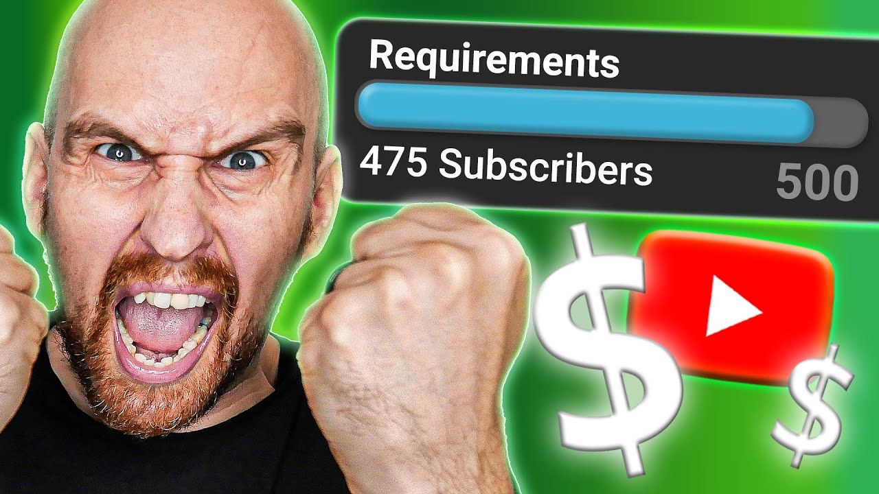 LOWER YouTube Monetization Requirements Are LIVE!