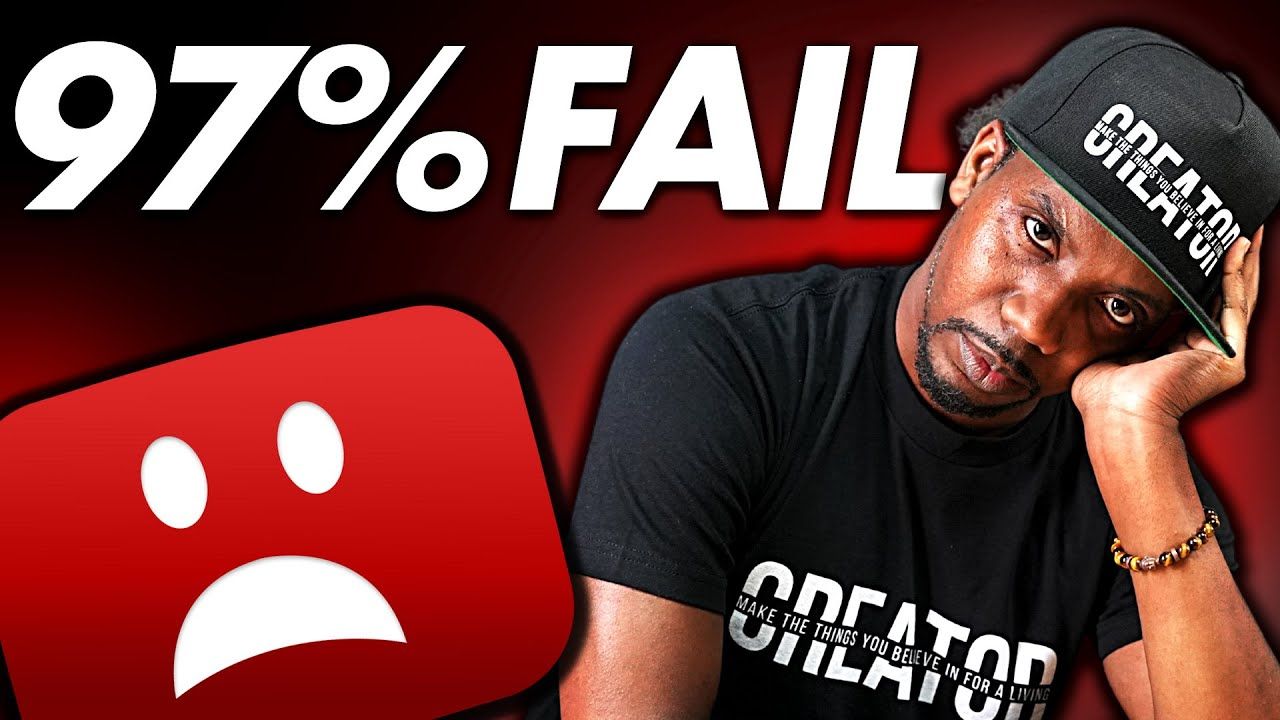 97% OF YOUTUBE CHANNELS FAIL – (How Small YouTubers Can Succeed on YouTube)