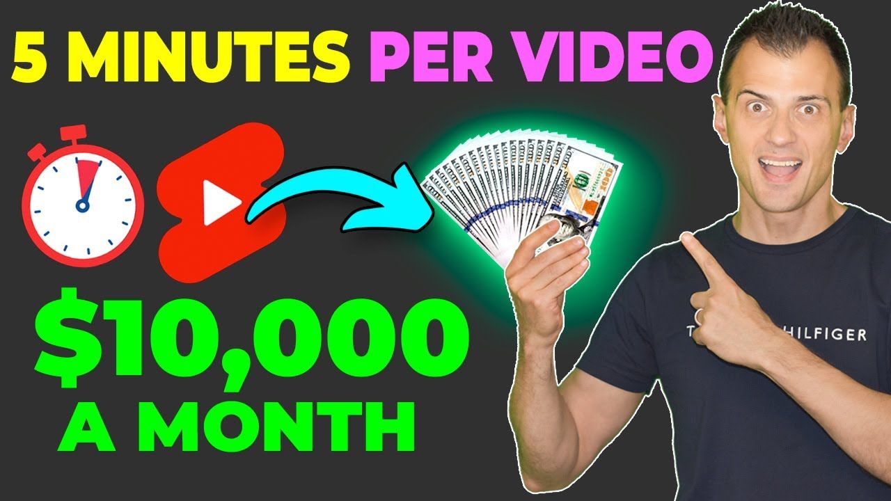 Can You MAKE MONEY From YouTube Shorts? Full $10,000-a-Month Strategy – EASY and QUICK to make!