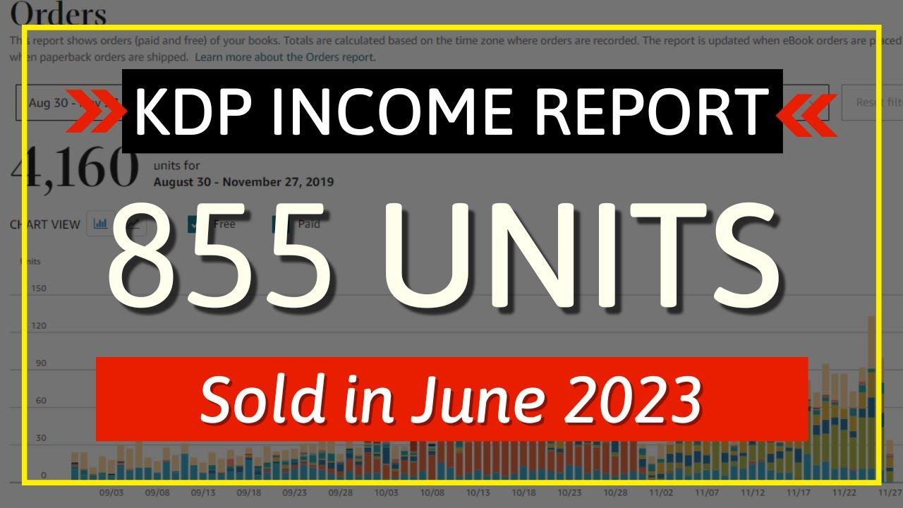 KDP Income Report June 2023: How I Sold 855 Low Content Books and Made….