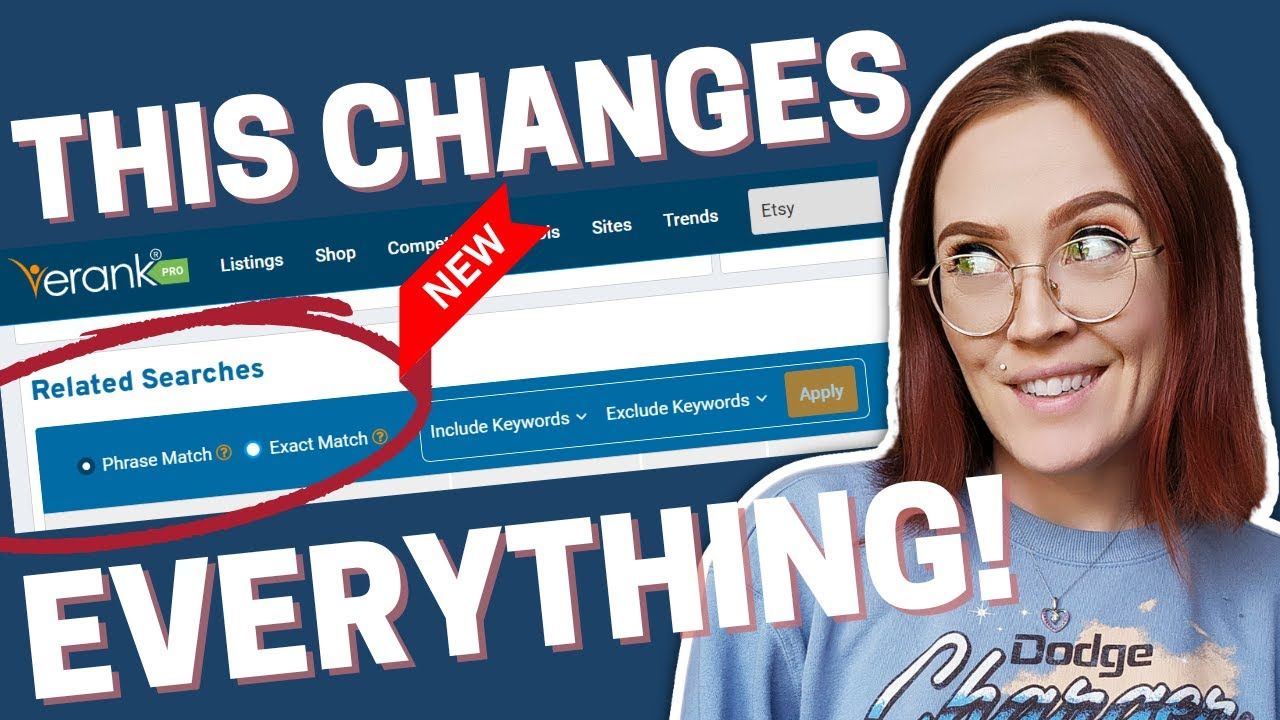 ALL NEW: Game changing Etsy SEO keyword feature from eRank!