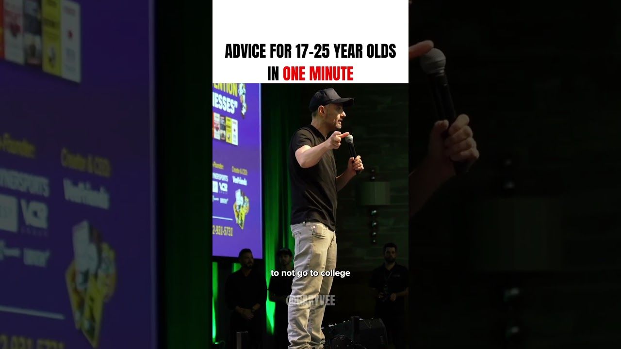 Advice for 17-25 year olds in one minute #garyvee #shorts