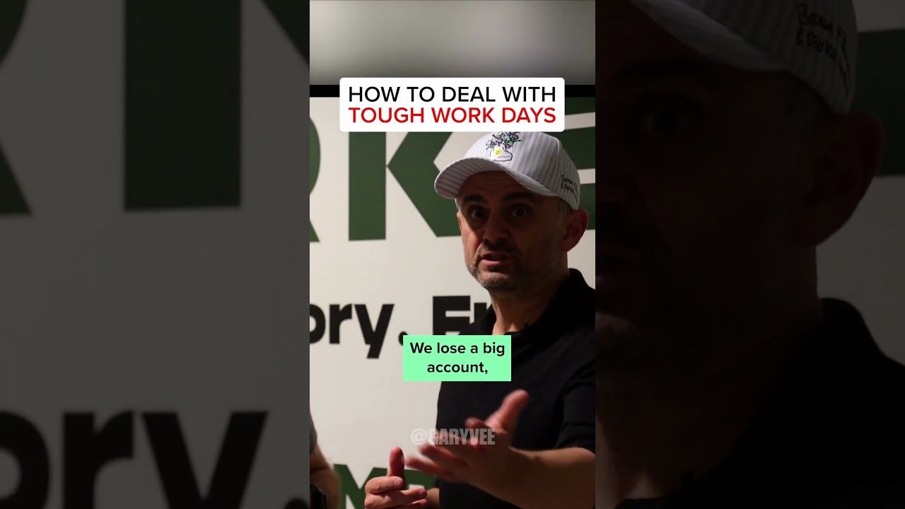 How to deal with tough work days #garyvee #shorts
