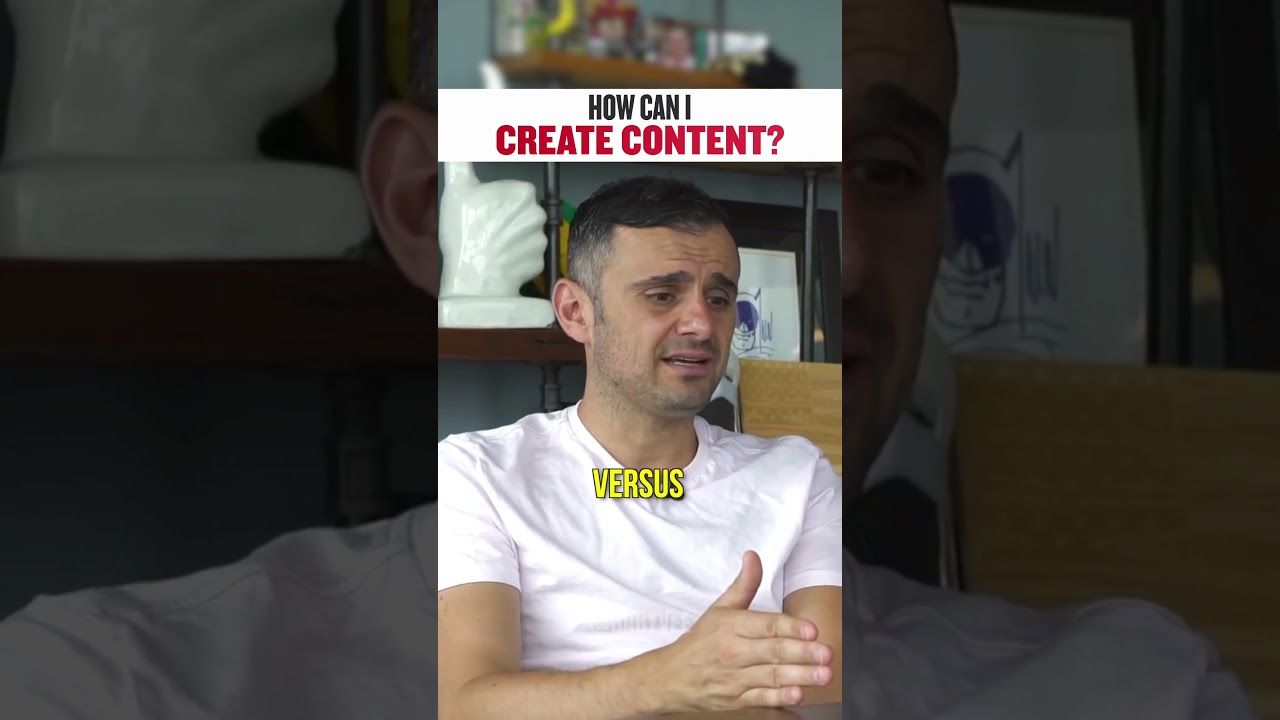 How you can create content #garyvee #shorts