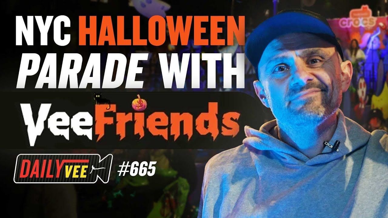 A Day In my Life: Celebrating Halloween With VeeFriends l DailyVee 665