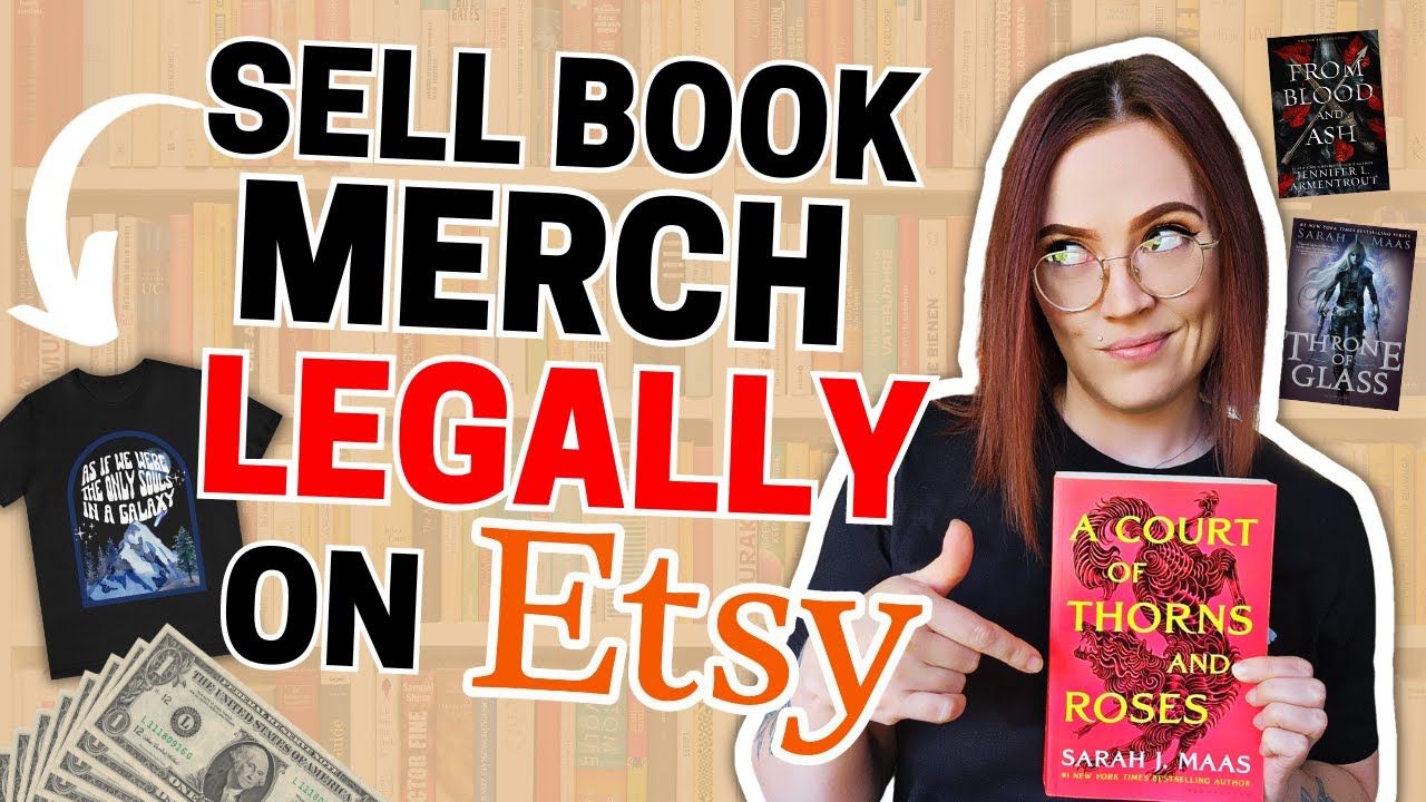 Make Money Selling LICENSED Book Merch on Etsy! 📚