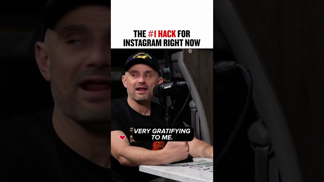 The #1 hack on instagram right now #garyvee #shorts