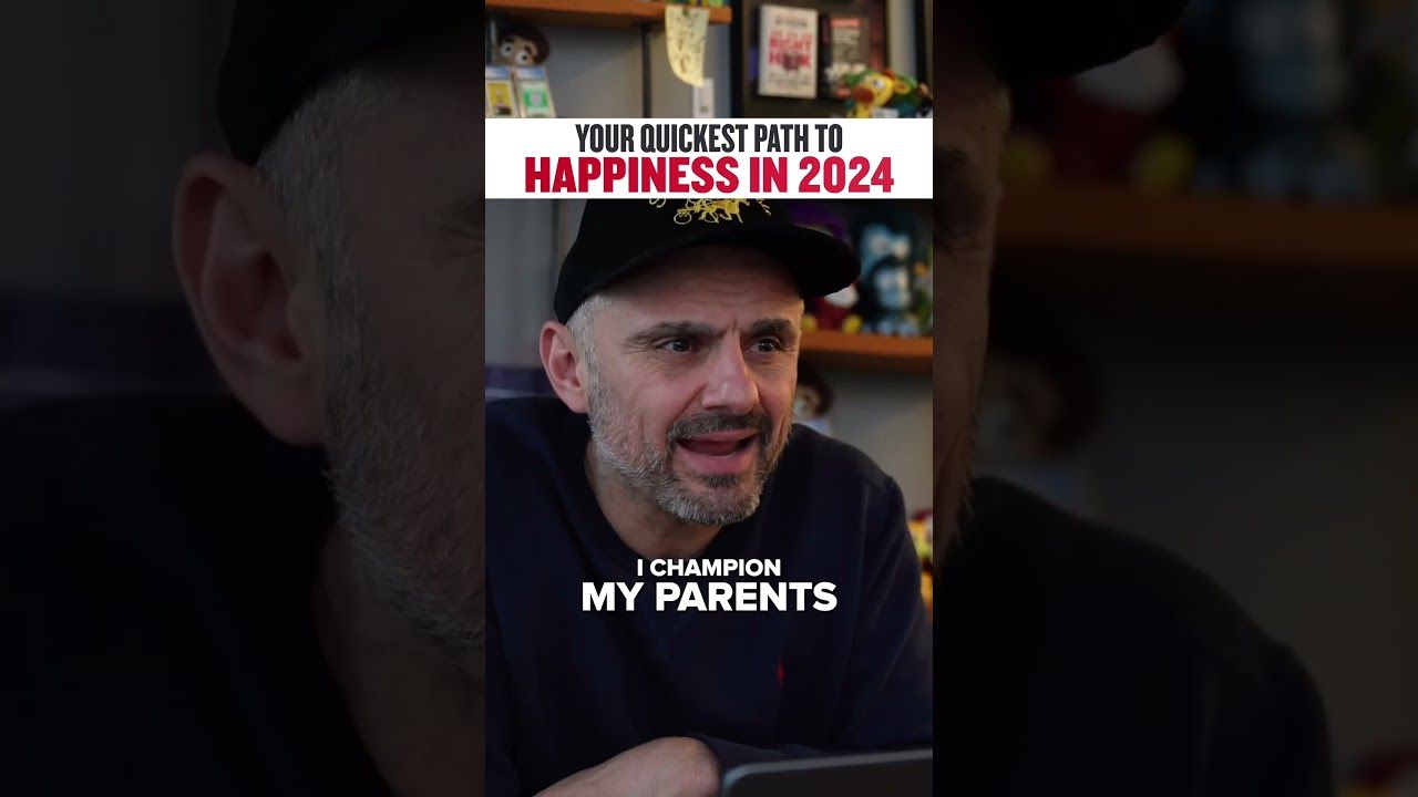 Your quickest path to happiness in 2024 #garyvee #shorts