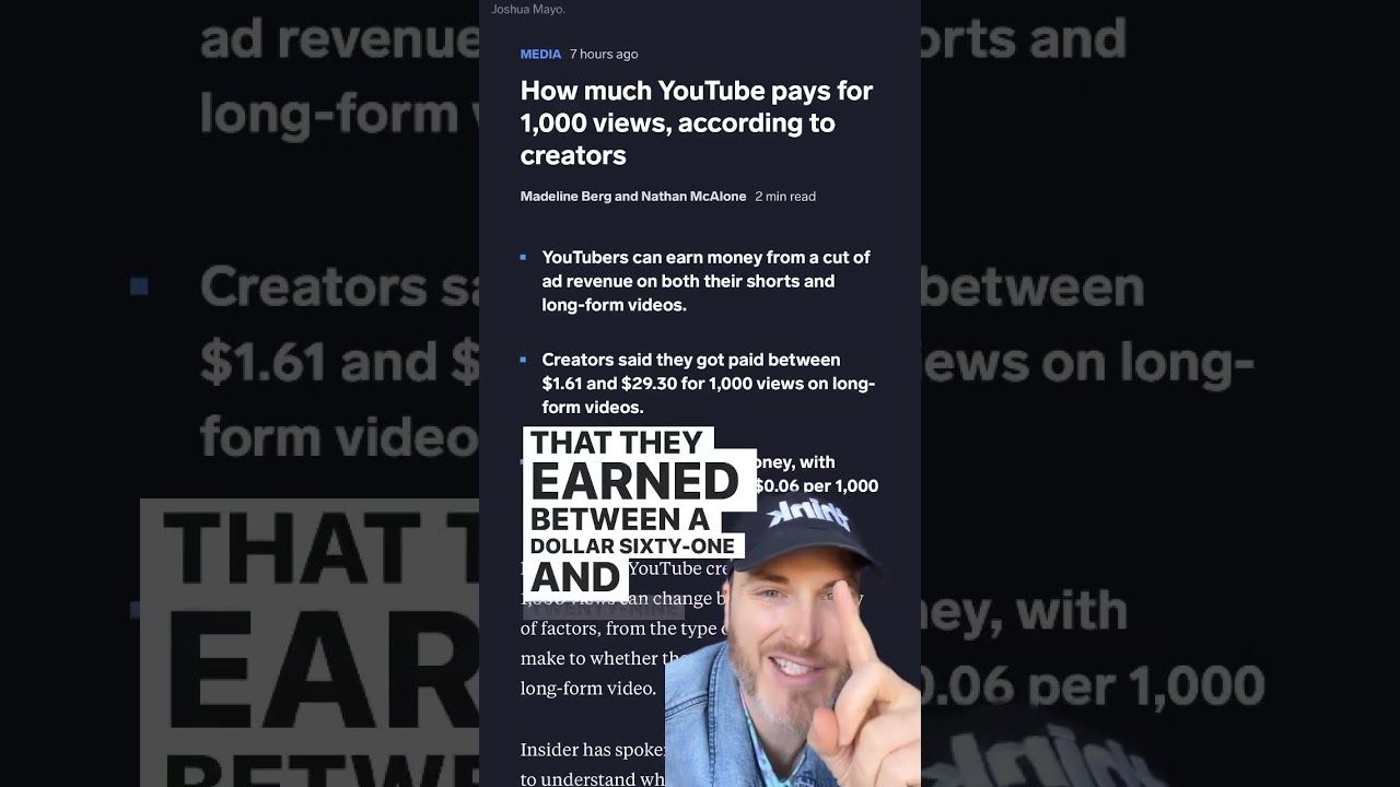 How much does Youtube ACTUALLY Pay?