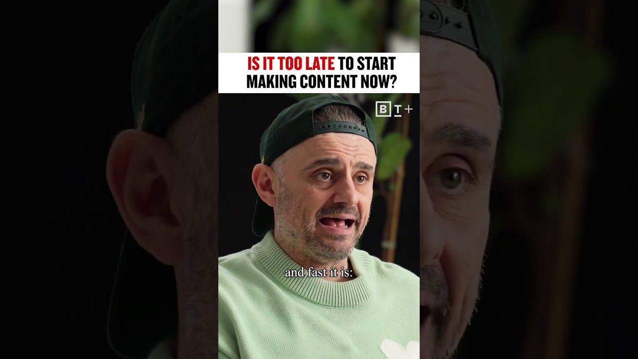 Is It Too Late To Start Making Content Now? #shorts #garyvee