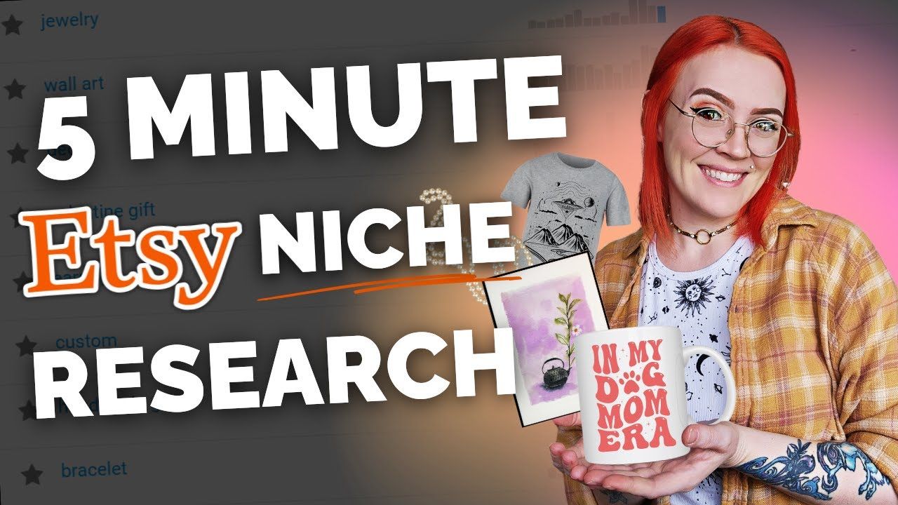 Profitable Etsy Niche Research in In 5 Mins FLAT! 🔥💰