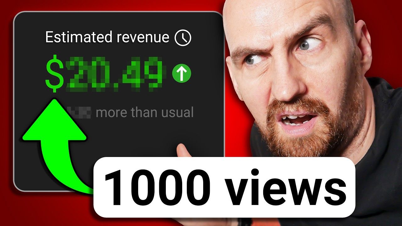 How Much YouTube ACTUALLY Pays You for 1,000 Views in 2024