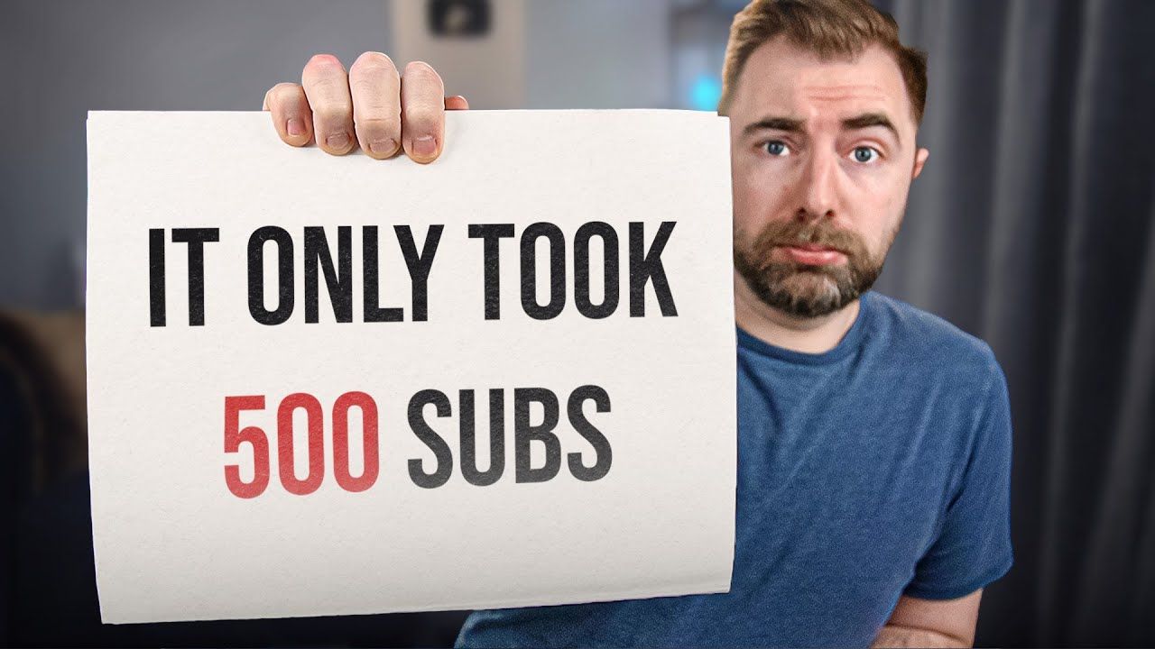 How YouTube can change your life (with only 500 subscribers)