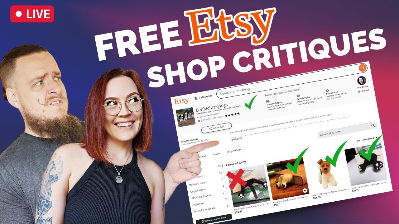 LIVE Etsy Shop and Listing Critiques – The Friday Bean Coffee Meet
