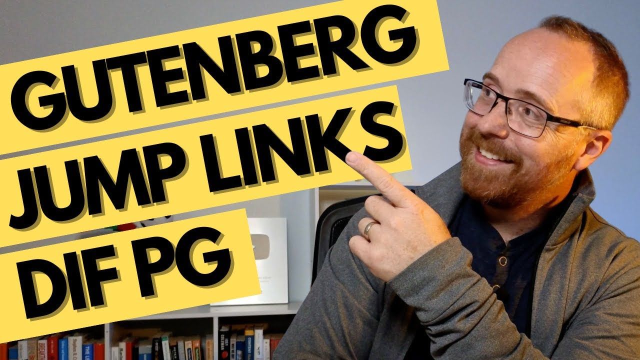 WordPress Gutenberg Anchor (Jump) Links To A DIFFERENT Page