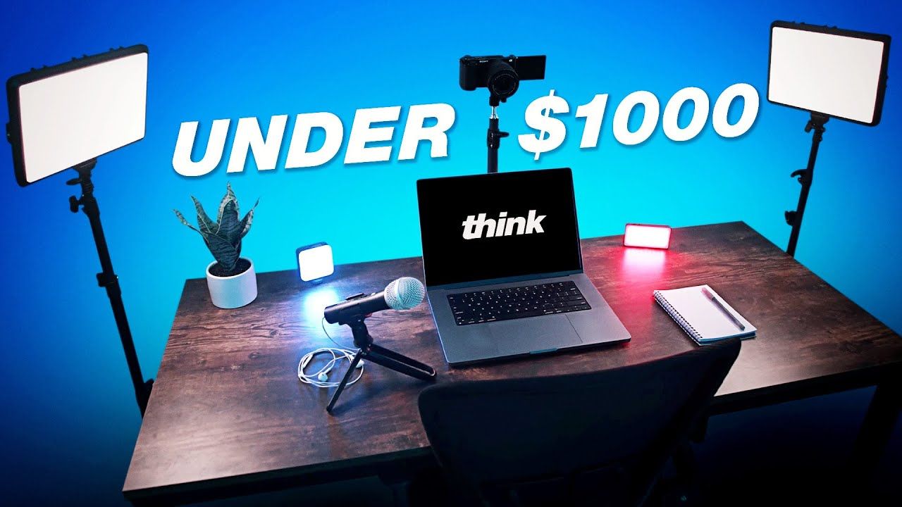 YouTube Studio Under $1000 (Looks PRO)