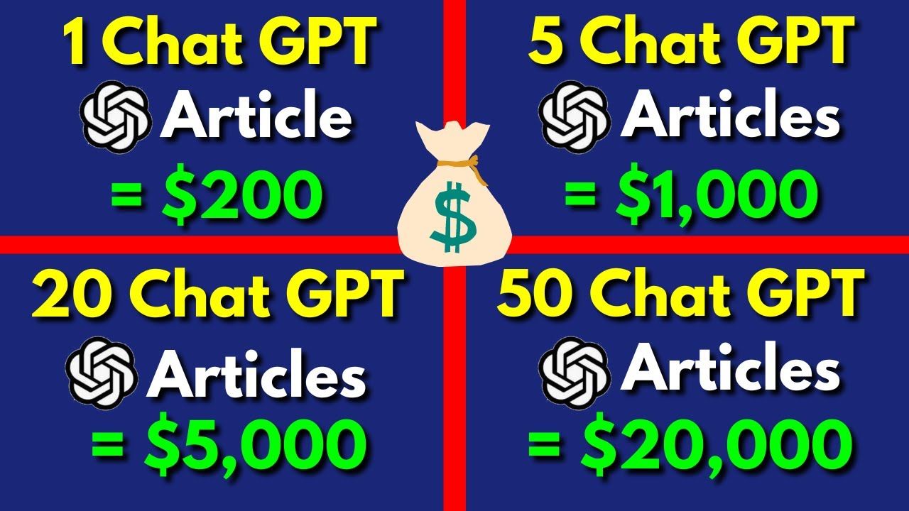 How To Make Money With ChatGPT FOR FREE – No Cost To Start
