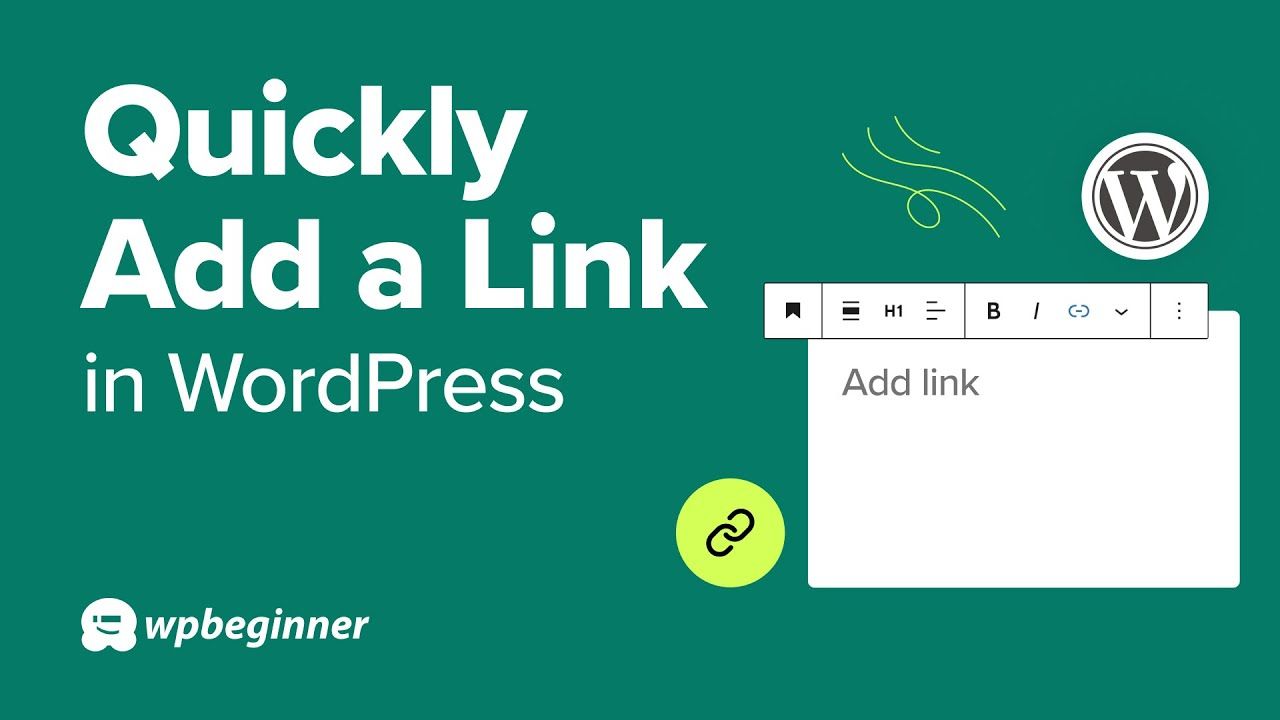 How To Quickly Add A Link In WordPress