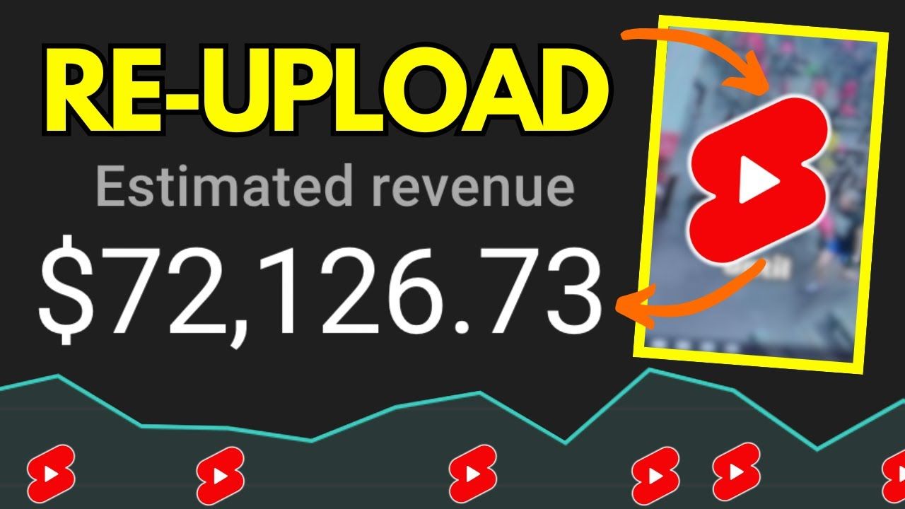 How to Make Money on YouTube Without Making Videos – $1,618 Days Re-Uploading Shorts (WITH PROOF)