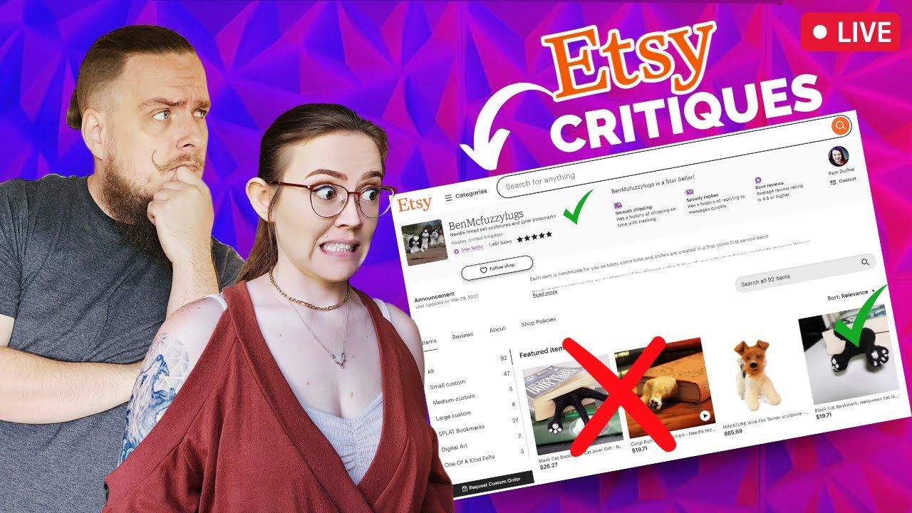 Starla Is Critiquing Etsy Shops LIVE – The Friday Bean Coffee Meet