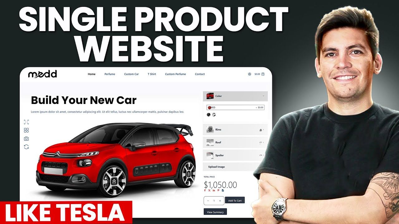 Build a Tesla-Style Single Product Website on WordPress in Just 1 Hour!