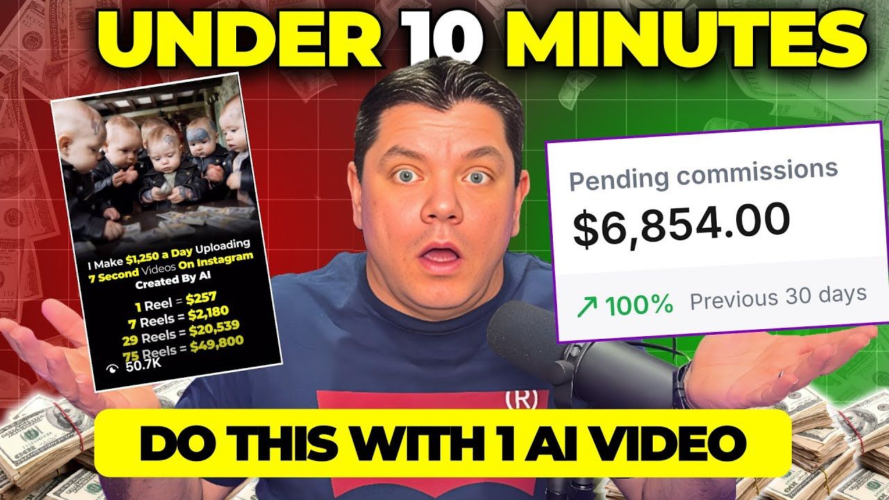 This ONE AI Video Made Me $6,854 – Do This to Make Money Online 2025